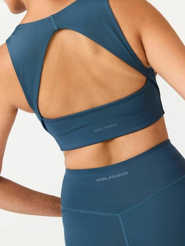 Girlfriend Collective Bustier Top ' Natalie ' in Blau