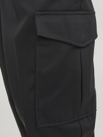 Effilé Pantalon cargo 'Bill' JACK & JONES en noir