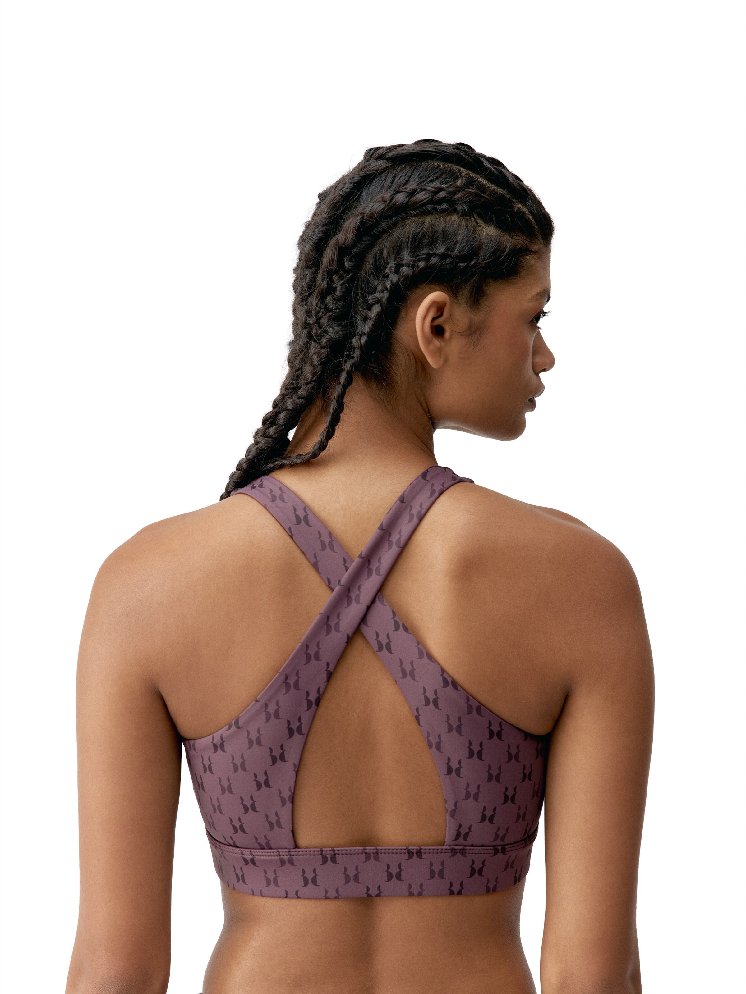 Haut de sport 'Monogram' Born Living Yoga en violet