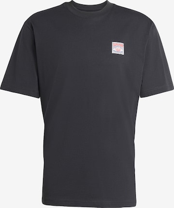 ADIDAS ORIGINALS - Camiseta en negro: frente