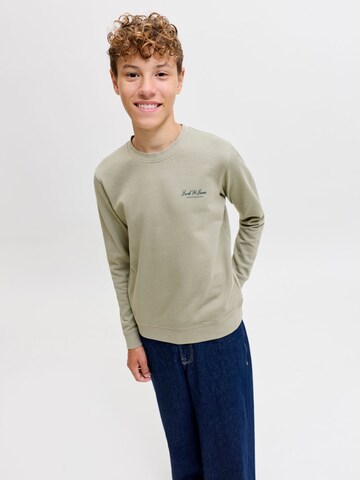 Jack & Jones Junior Sweatshirt 'JJEArchive' in Green