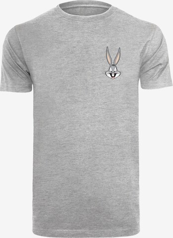 F4NT4STIC T-Shirt 'Looney Tunes Bugs Bunny' in Grau: predná strana