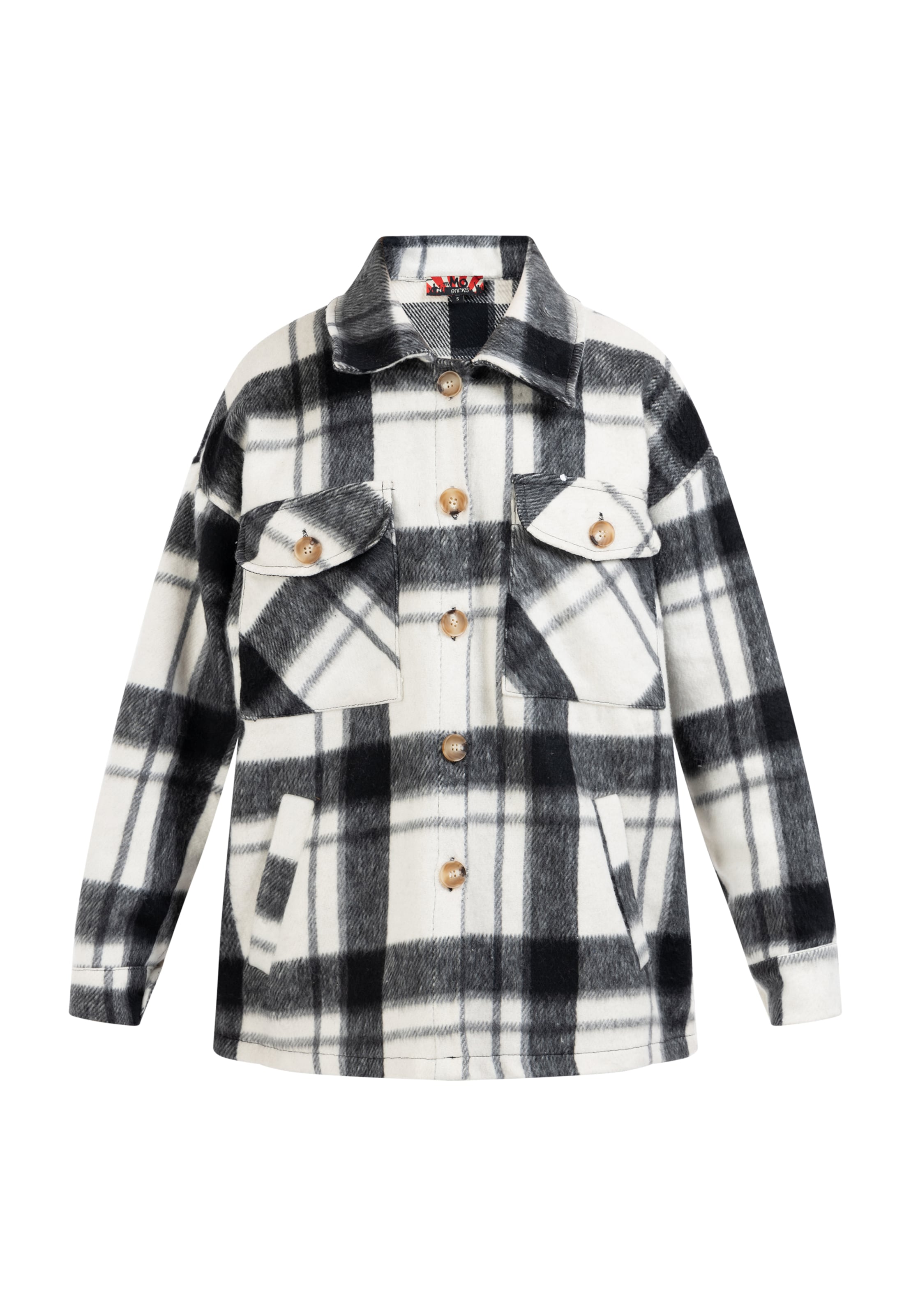 myMo ROCKS Jacke in Schwarz: Vorderseite