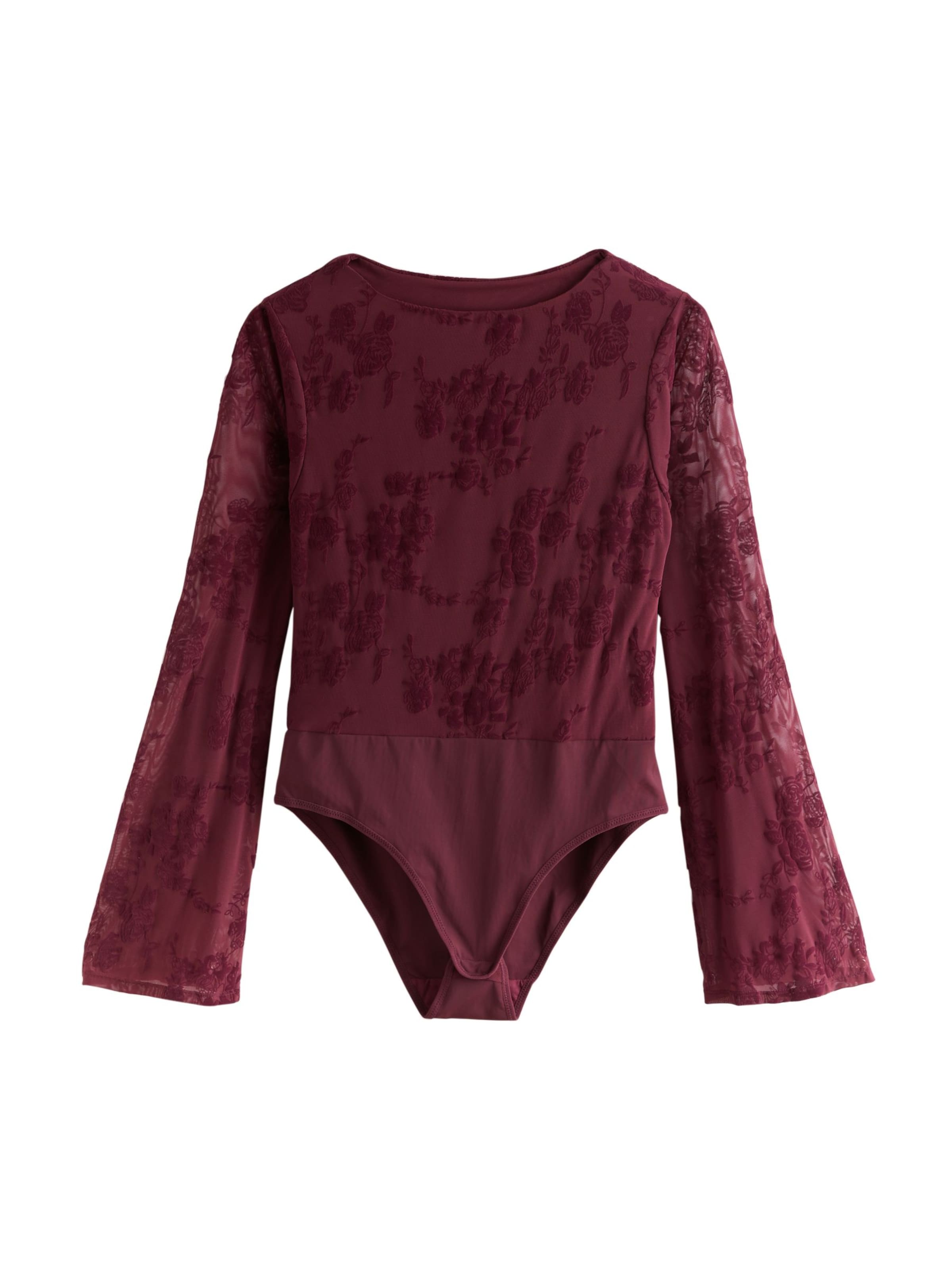 Tricou body de la Next pe mov: față