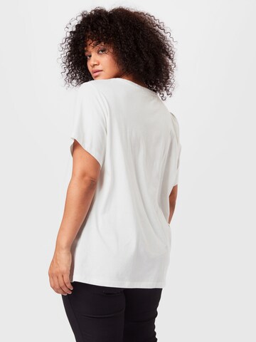 ONLY Carmakoma - Camiseta 'Carice' en blanco