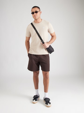 Maglietta 'Trefoil Essentials' di ADIDAS ORIGINALS in beige