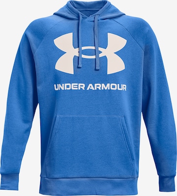 UNDER ARMOUR Athletic Sweatshirt 'Rival' in Blue: front