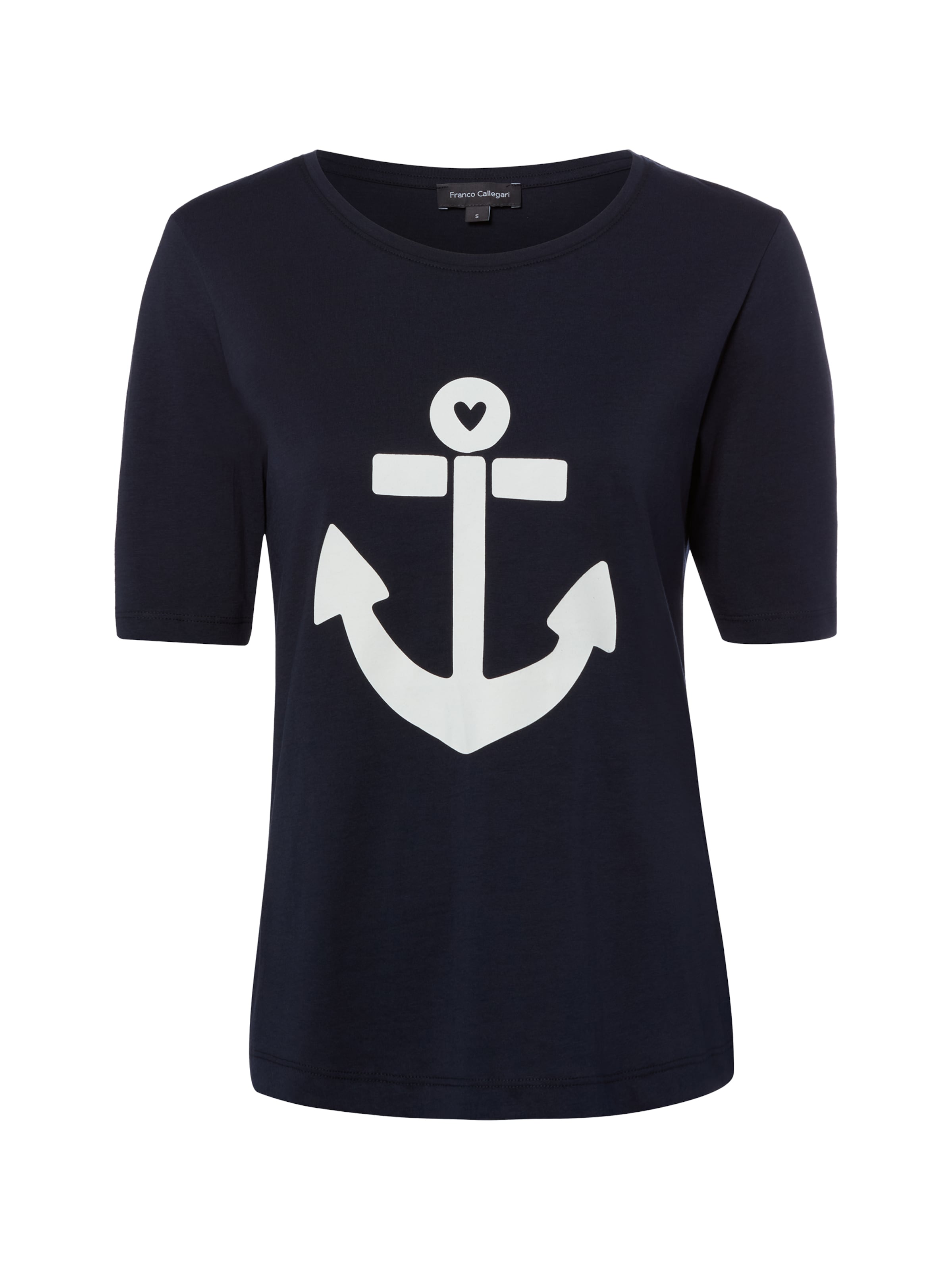Franco Callegari T-Shirt in Blau: Vorderseite