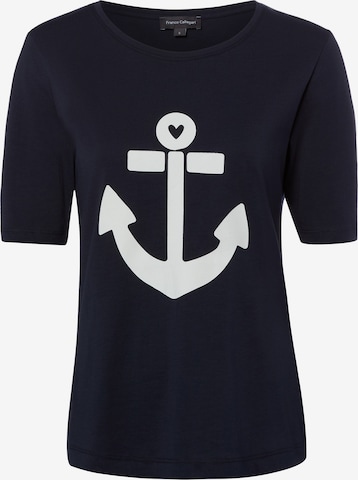 Franco Callegari T-Shirt in Blau: Vorderseite