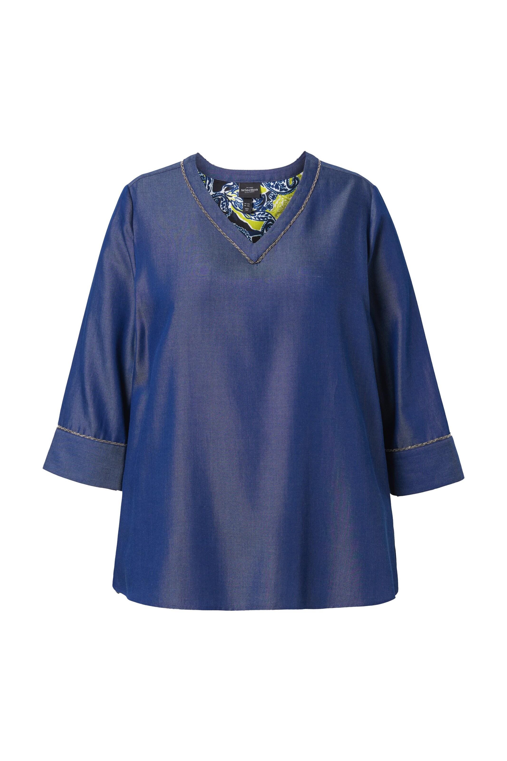 Ulla Popken Blouse in Blue: front