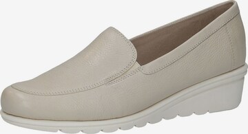 CAPRICE Classic Flats in White: front
