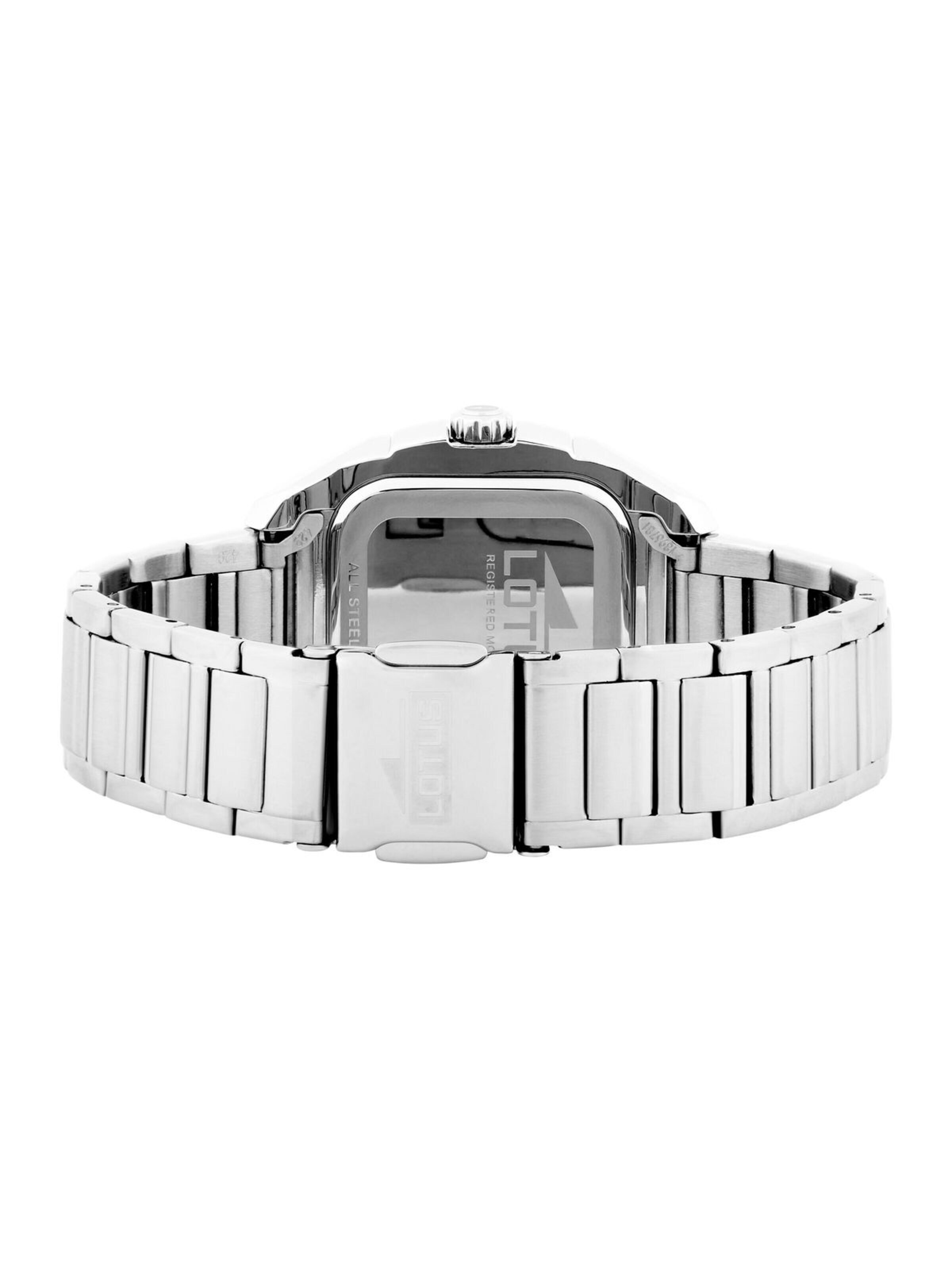 Lotus Analoog horloge 'Lotus - Watch Square Series - Quartz watch movement - Watch case width: 35 mm' in Zwart
