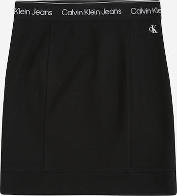 Calvin Klein Jeans Nederdel 'PUNTO' i sort: forside