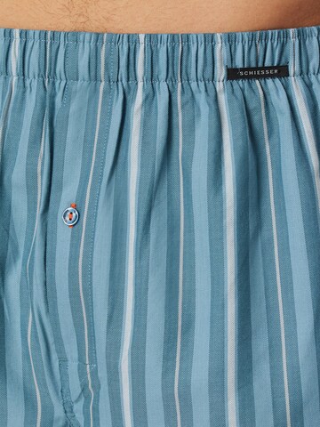 SCHIESSER - Calzoncillo boxer ' Multipacks ' en azul