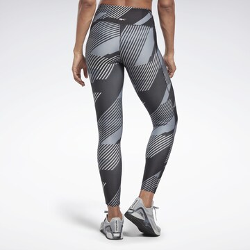 Skinny Pantaloni sportivi 'Workout Ready' di Reebok in grigio