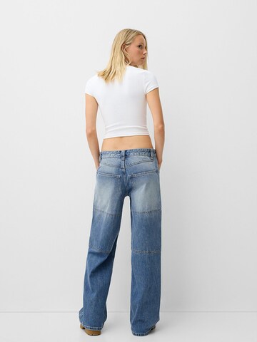 Loosefit Jean Bershka en bleu