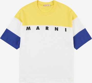 T-Shirt Marni en blanc : devant