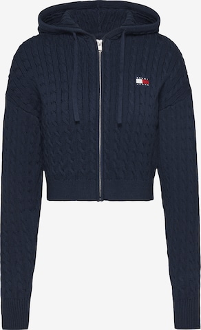 Cardigan Tommy Jeans en bleu : devant