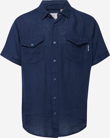 CAMP DAVID Regular fit Button Up Shirt in Blue: front