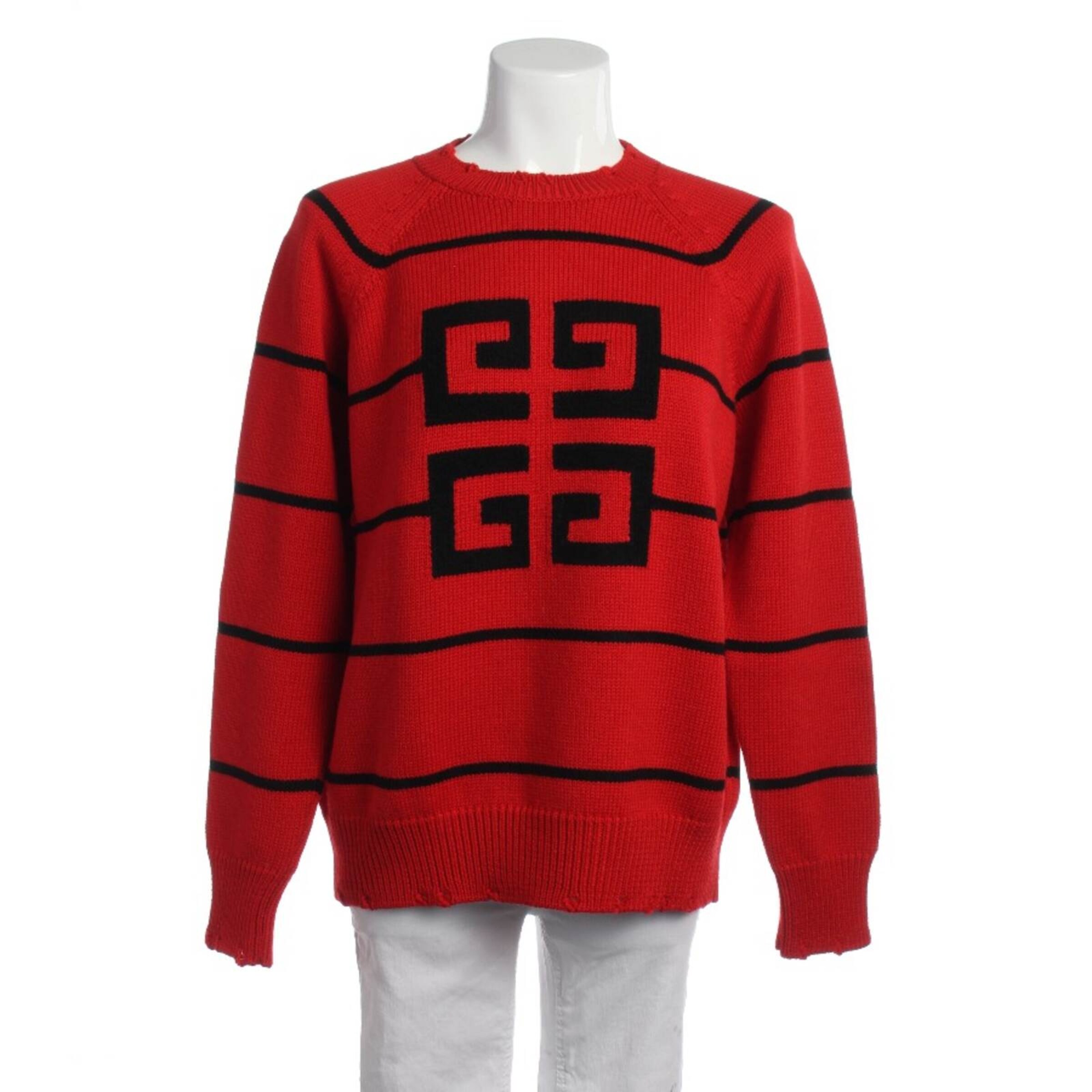 Givenchy Pullover / Strickjacke S in Rot: Vorderseite