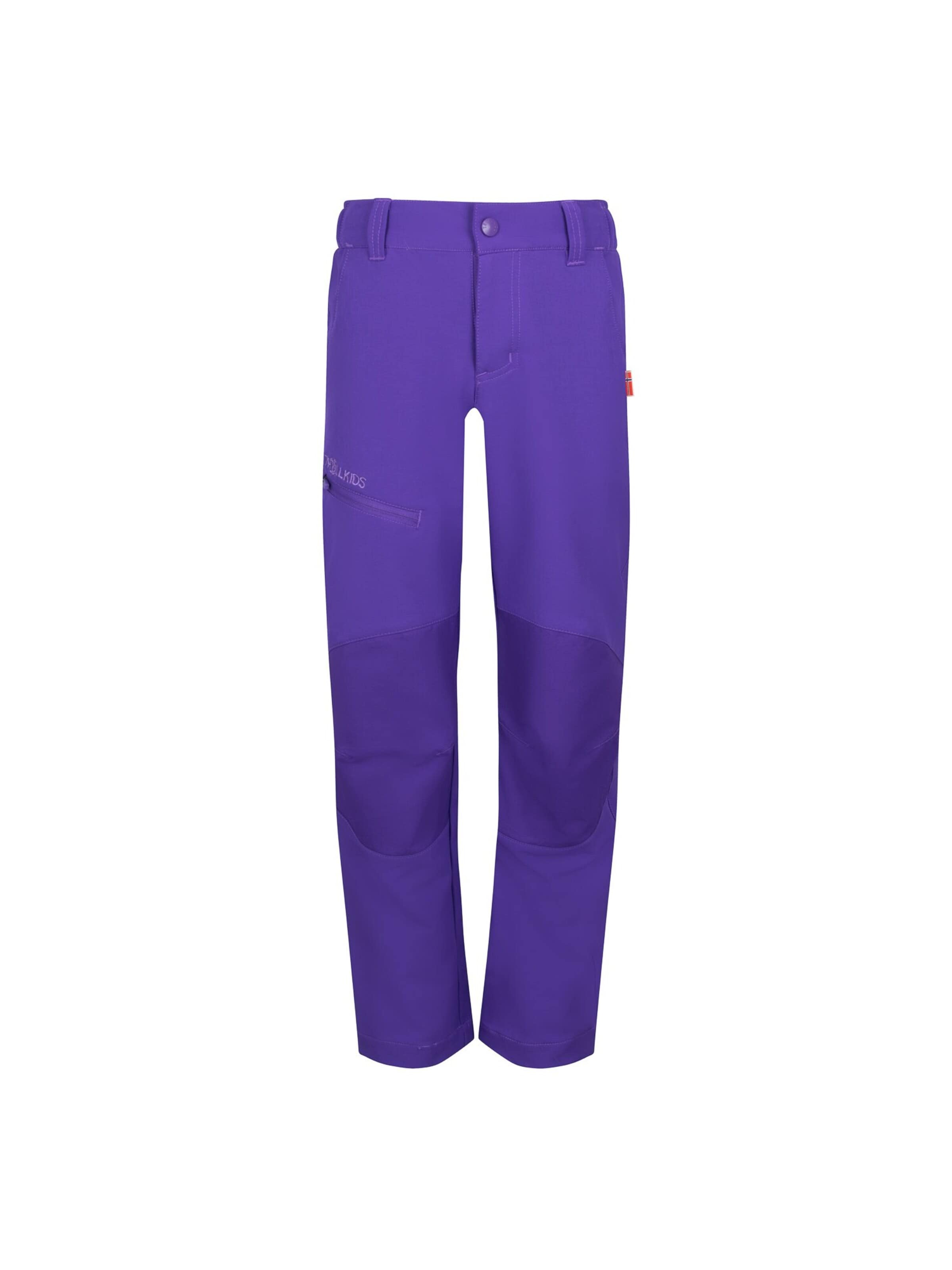 TROLLKIDS Outdoor Pants in Purple: front