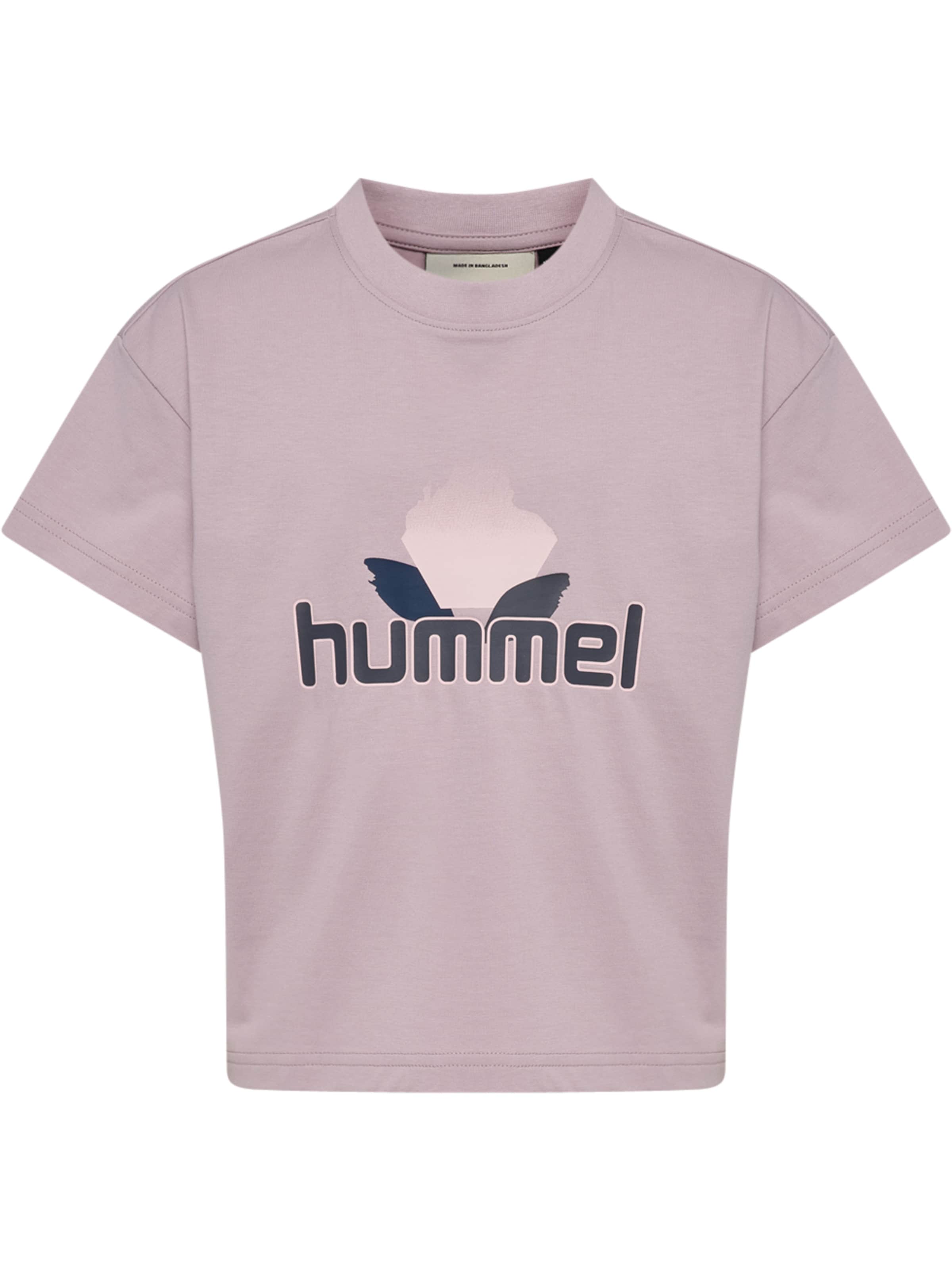 T-Shirt fonctionnel Hummel en violet : devant