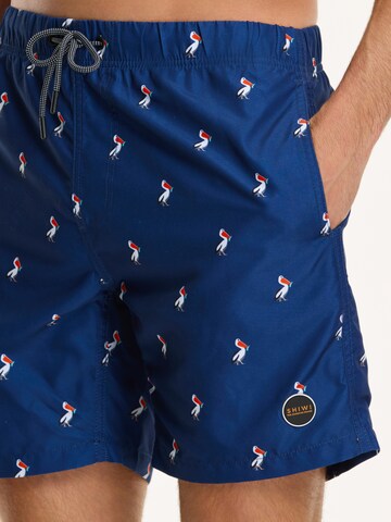 Shorts de bain 'PELICAN' Shiwi en bleu
