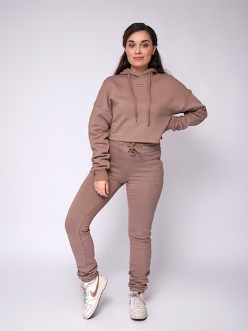 Fortex Fitness - Tapered Pantalón deportivo 'Essential Comfy Jogger' en marrón