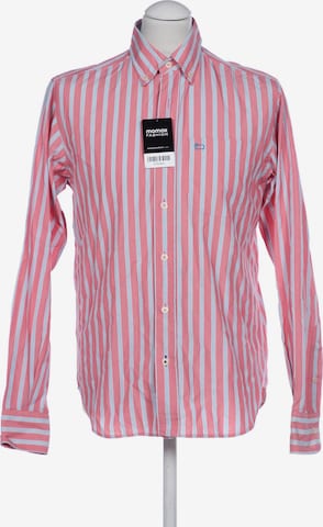 Woolrich Button Up Shirt in S in Pink: front