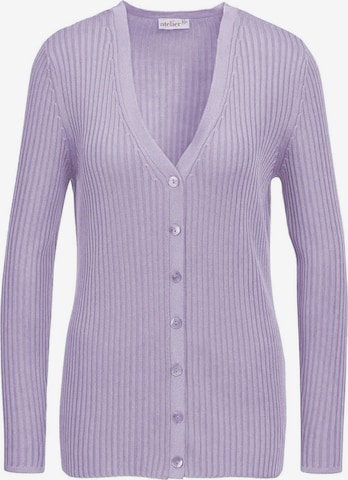 Goldner Gebreid vest in Lila: voorkant