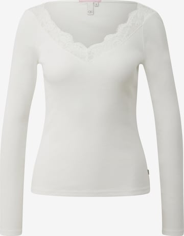 QS Shirt in White: front