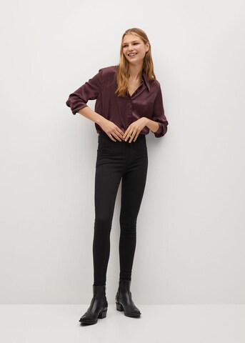 MANGO Skinny Jeggíny – černá