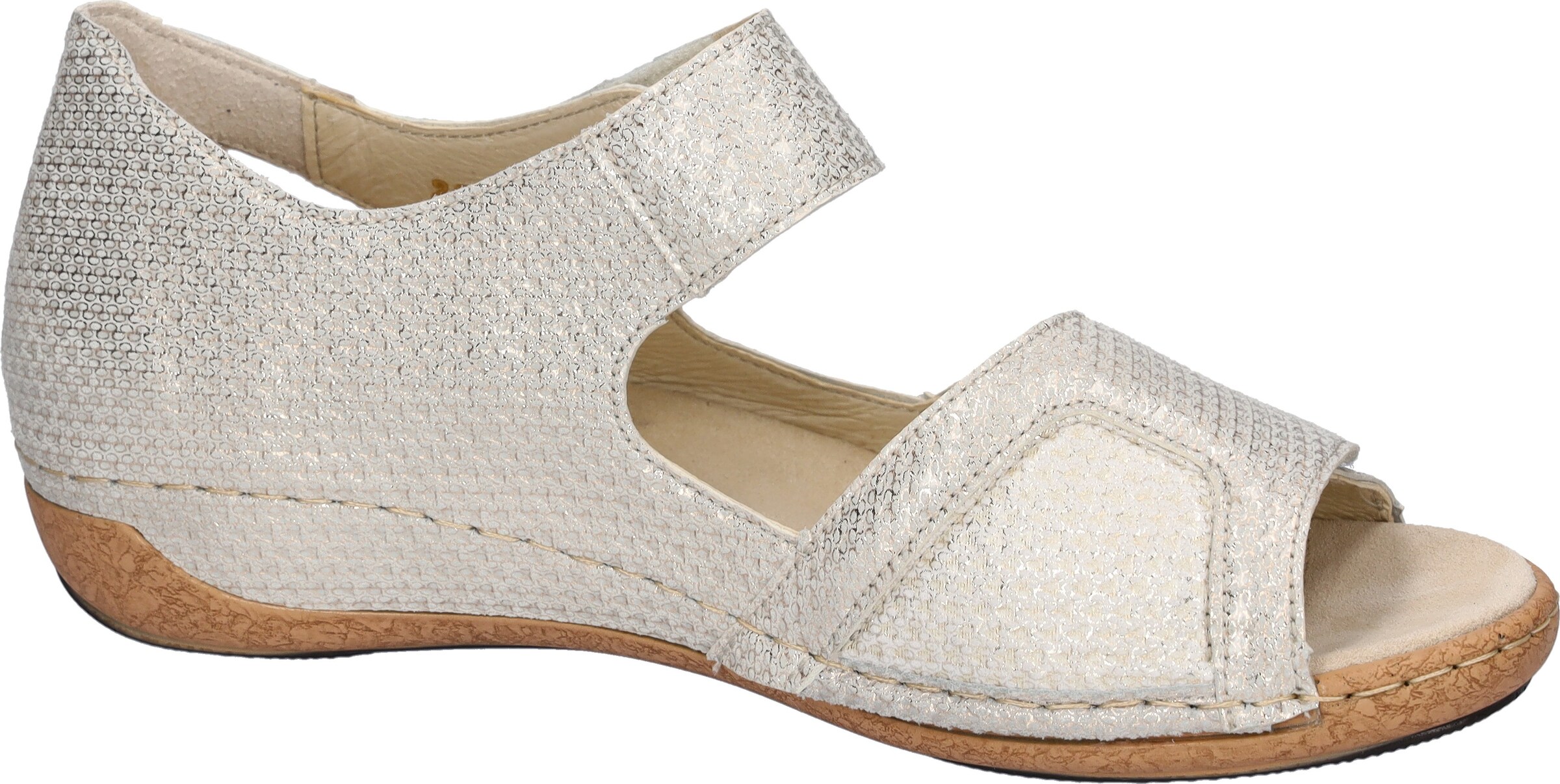 WALDLÄUFER Sandale in Gold