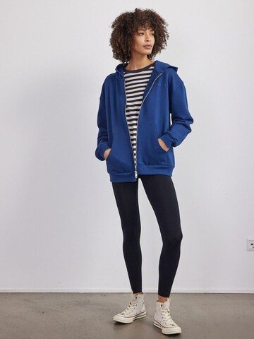 BEARTH Zip-Up Hoodie 'Bio-Baumwolle' in Blue
