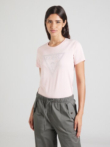GUESS Shirt in Pink: front