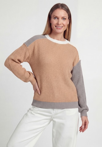 Pull-over CALEY en beige : devant