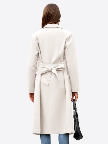 Manteau mi-saison Imily Bela en blanc : derrière