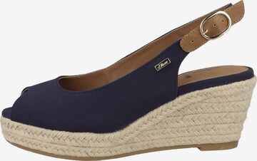 Sandales s.Oliver en bleu