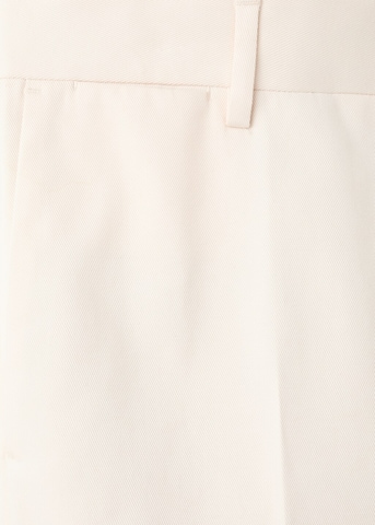 MANGO MAN Regular Pleat-Front Pants in White