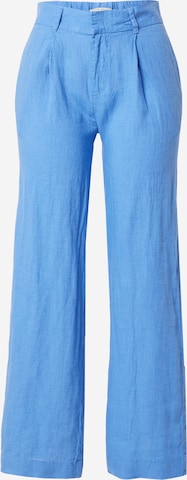 Gina Tricot Élére vasalt nadrágok 'Denise' - kék: elől