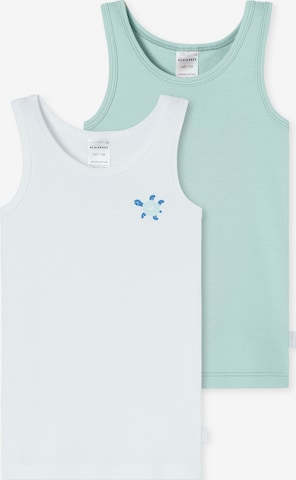 Maillot de corps ' Fine Rib ' SCHIESSER en vert : devant