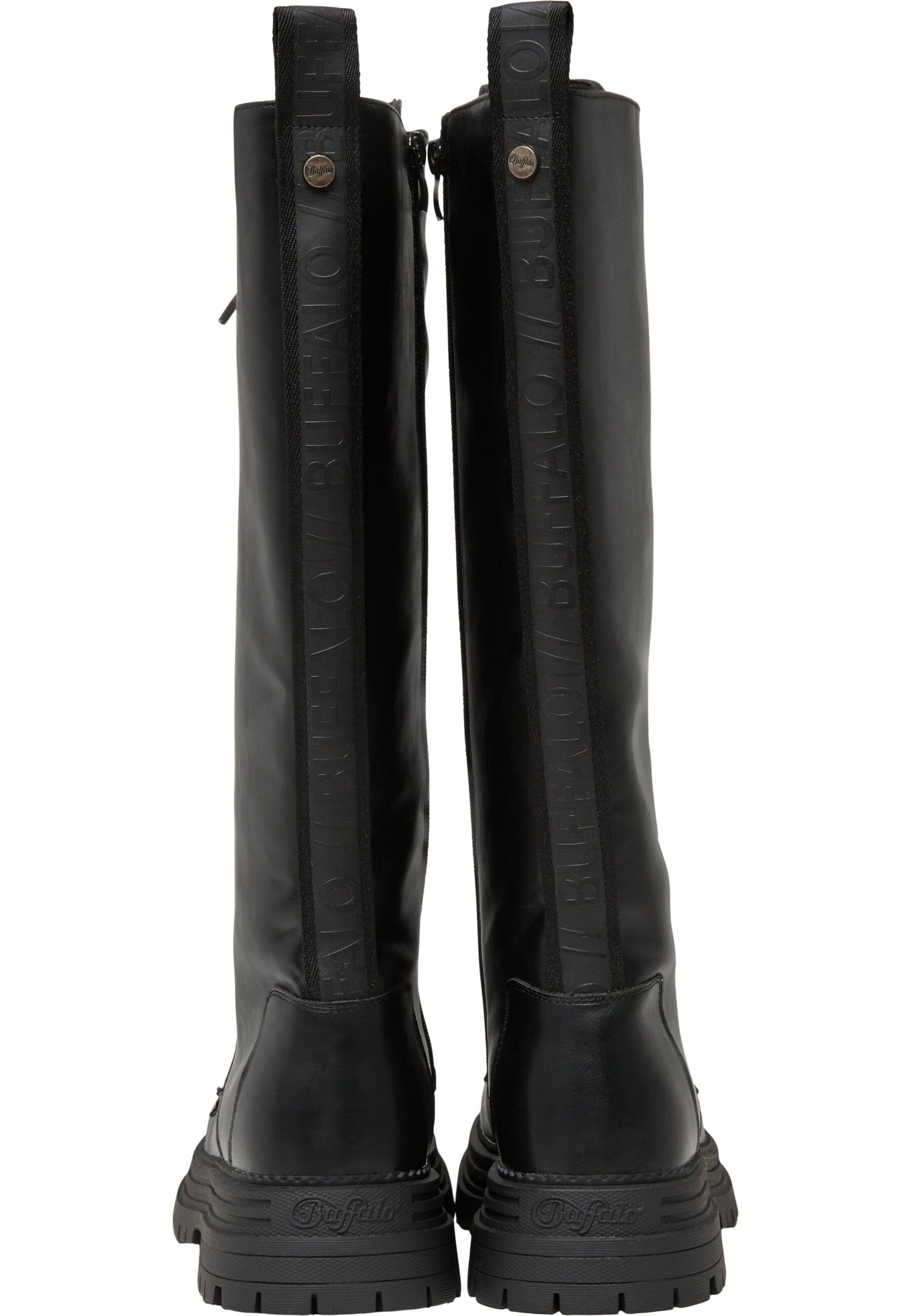 BUFFALO Schnürstiefel 'Lennox' in Schwarz