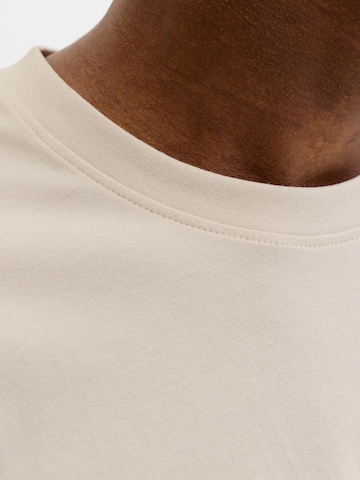JACK & JONES T-Shirt 'JJESOHO' in Beige