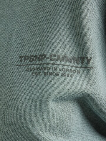 Sweat-shirt TOPSHOP en vert