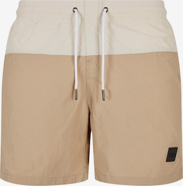 Urban Classics Badeshorts in Beige: predná strana