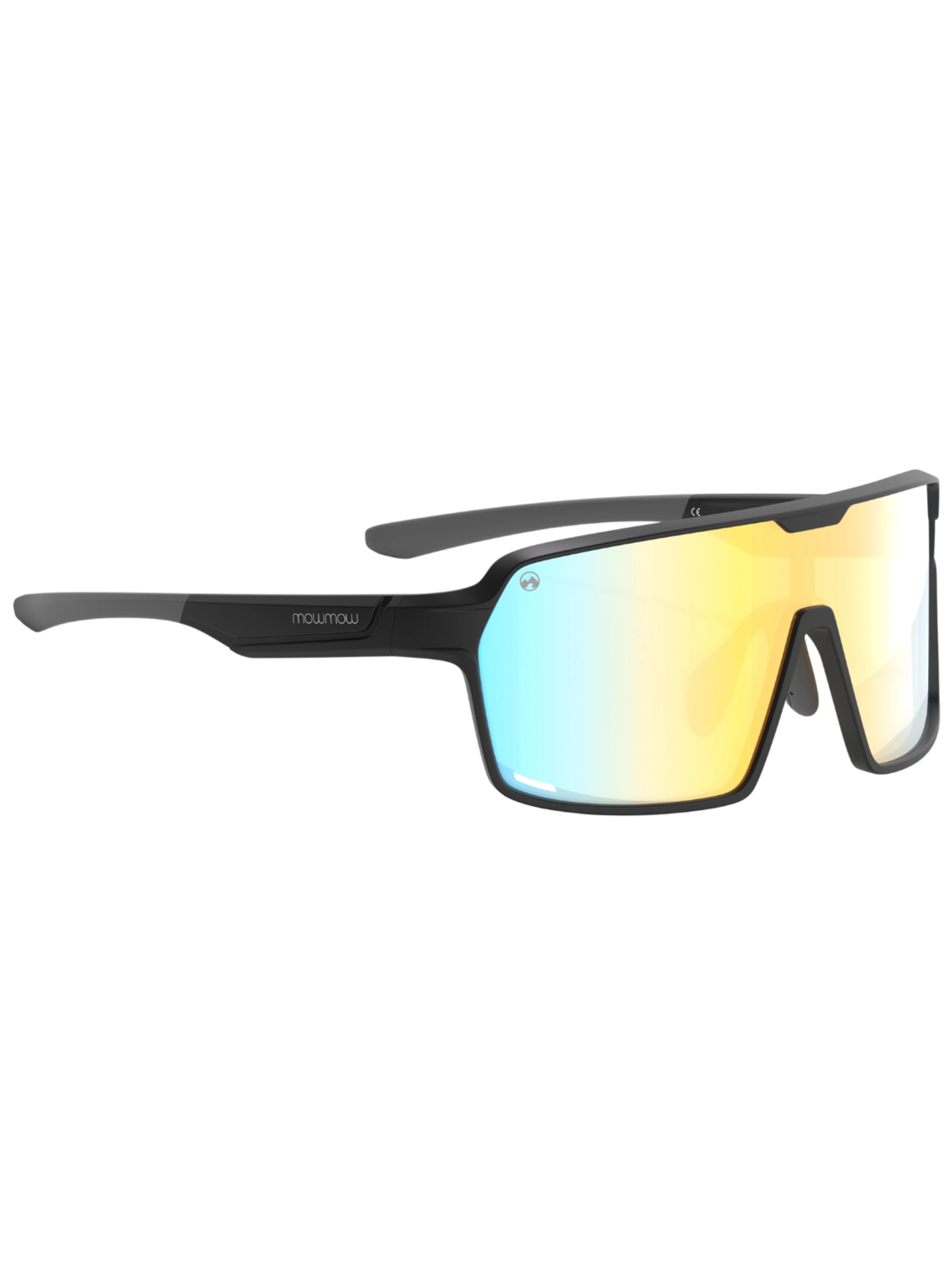 Mowmow Sportzonnebril 'MowMow Titan Sunglasses - Sports Glasses - Cycling Glasses - Men - Women' in Goud