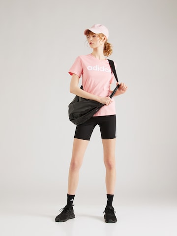 ADIDAS SPORTSWEAR - Camisa funcionais 'Essentials' em rosa