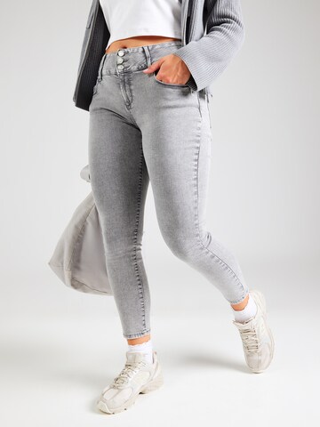 ONLY Carmakoma Skinny Kavbojke 'CARAnna' | siva barva: sprednja stran