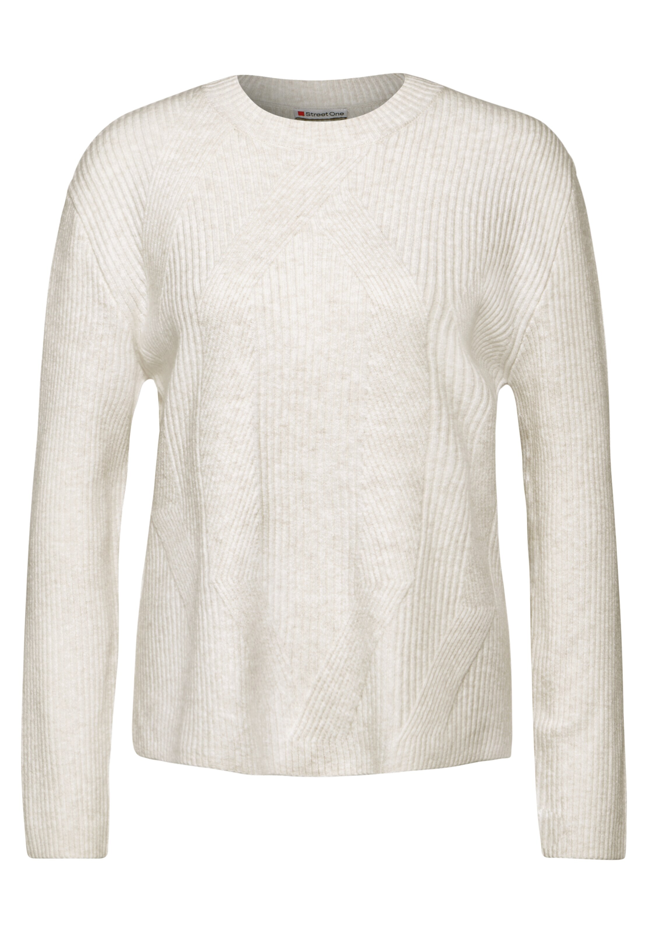 STREET ONE Sweater in Beige: front