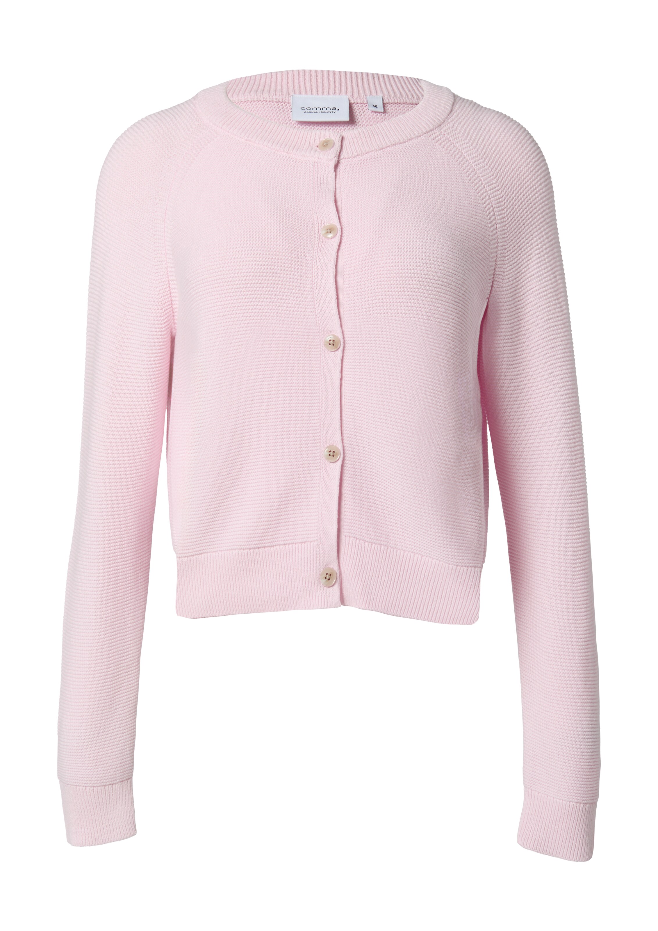 comma casual identity Strickjacke in Pink: Vorderseite